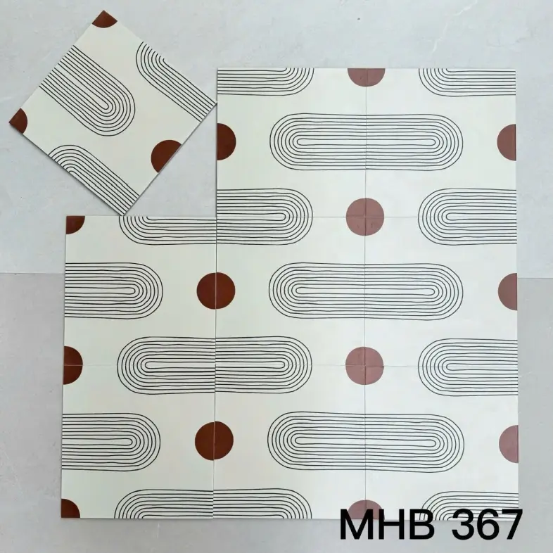 [DSC-MHB367] Gạch Bông Men 200x200 mm MHB367
