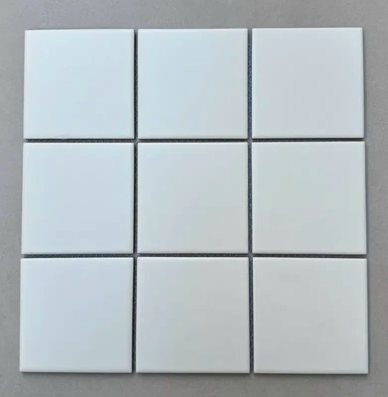 [DSC-901] Gạch Mosaic Men Mờ Màu Trắng kt viên 97x97mm mã 901