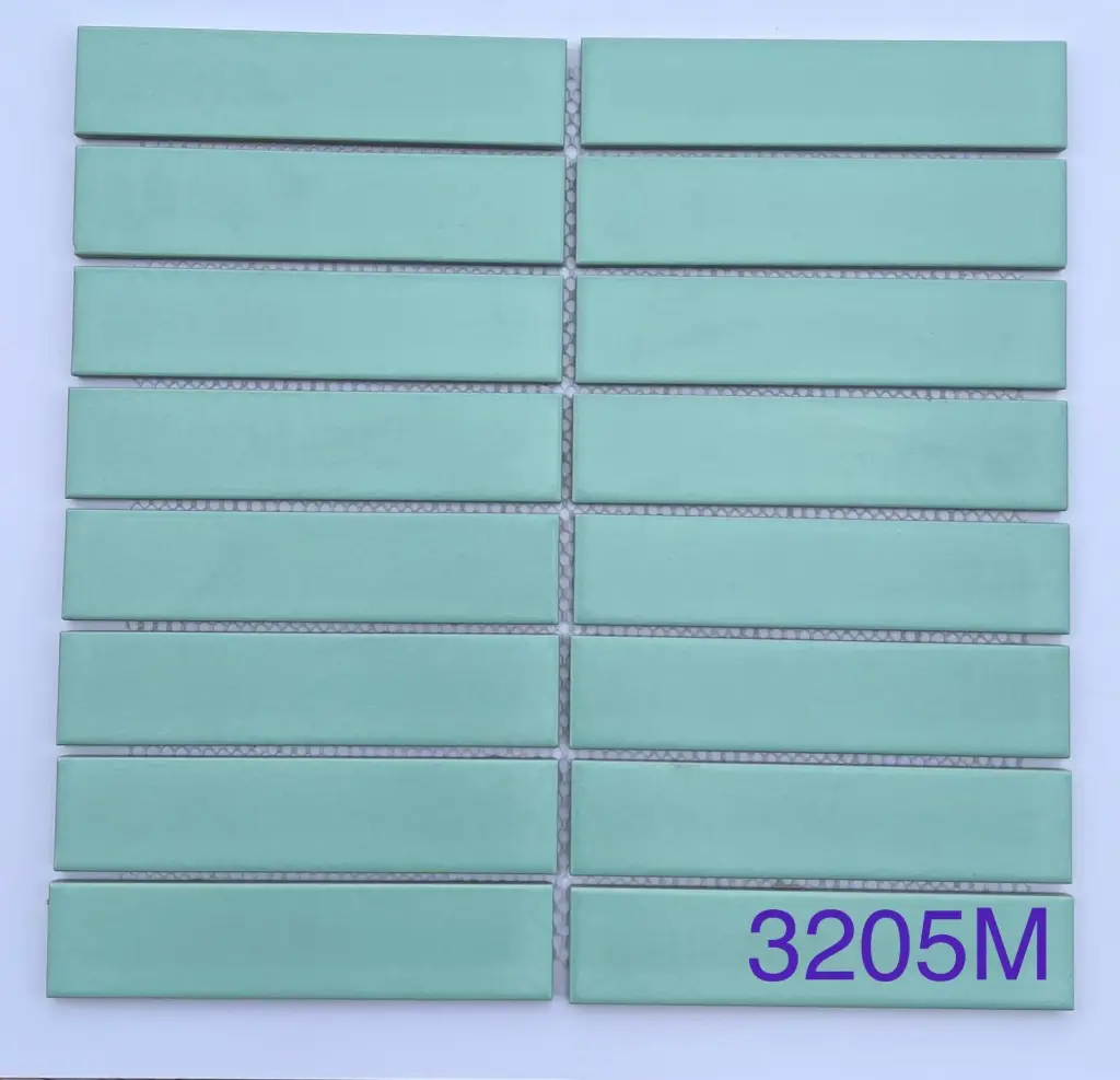 [DSC-MHT3205M (305)] Gạch Mosaic Que 32x145mm Màu Xanh Mint MHT3205M (305)