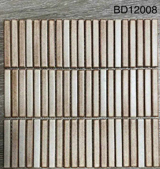 [DSC-BD12008] Gạch Mosaic Que Đũa Giả Cổ BD12008 (1h/1.42m/17vi)