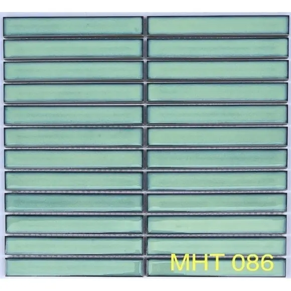 [DSC-MHT 086] Gạch Mosaic Que Đũa Màu Xanh Ngọc