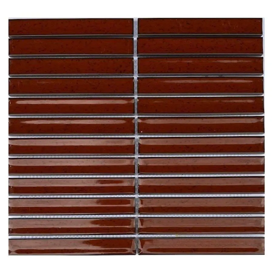 [DSC-MHT 016] Gạch Mosaic Que Đũa Màu Đỏ 22x145mm MHT 016