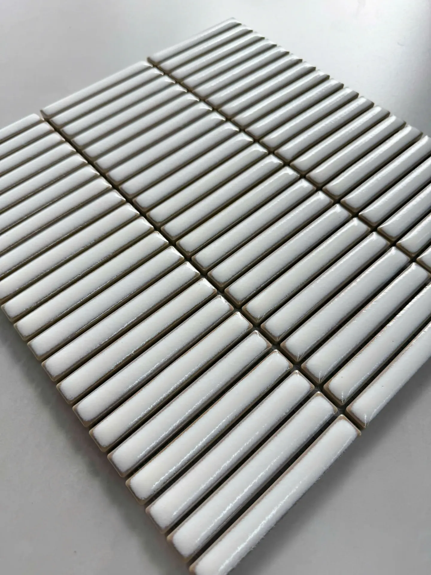 [DSC-MHT038] Gạch Mosaic Que Đũa Trắng Mã MHT038