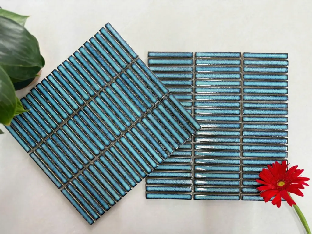 Gạch Mosaic Que Đũa Xanh Lá mã MHT 018
