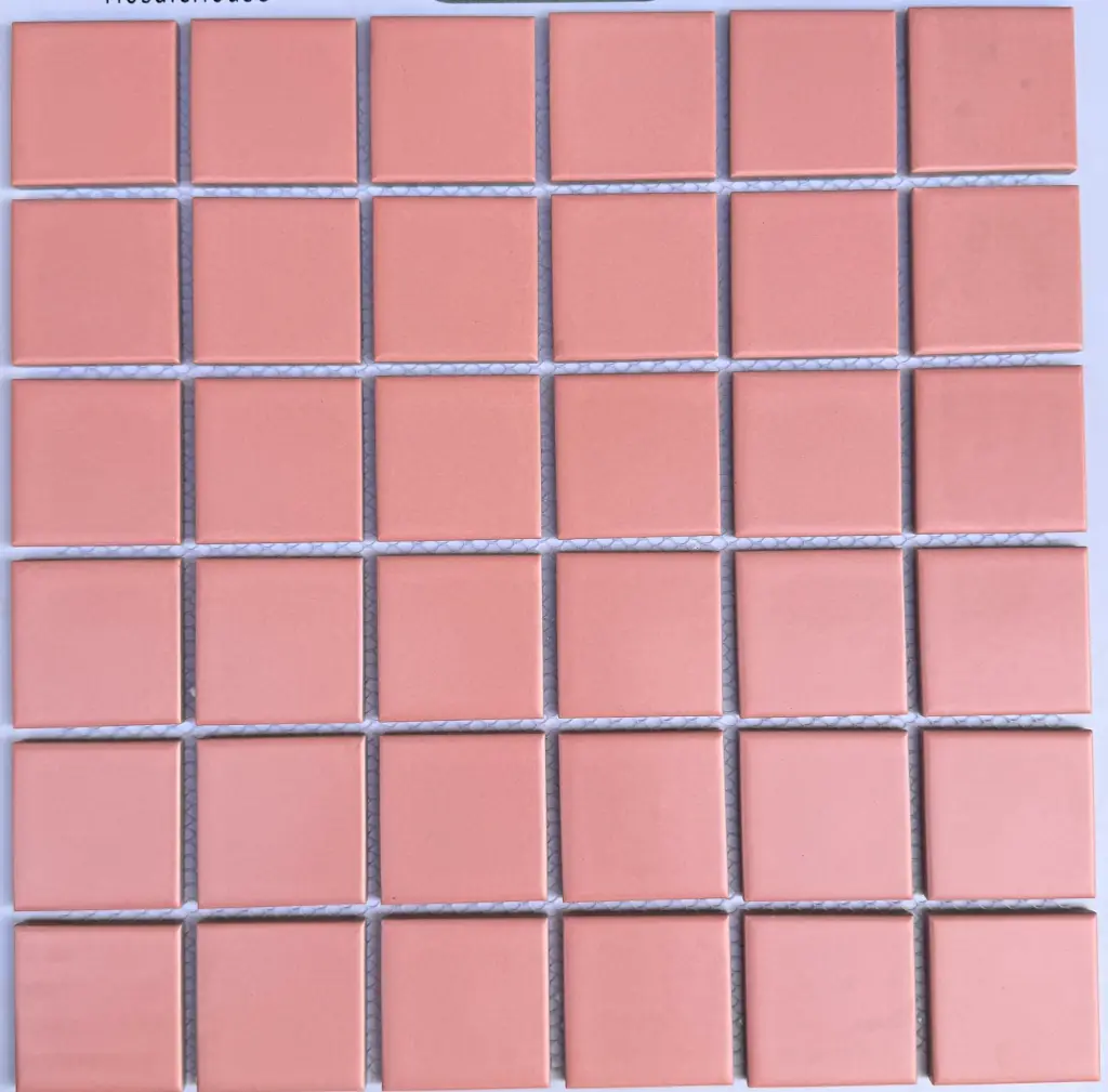 [DSC-MHG 4805] Gạch Mosaic gốm hồng 48x48mm MHG 4805