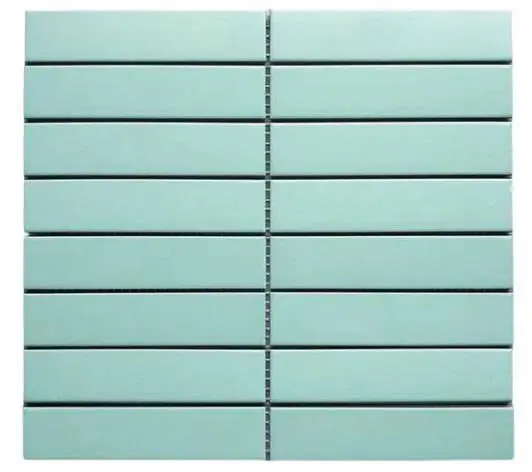 Gạch Mosaic que xanh mint KT 32X145mm mã Y33F825 (305)