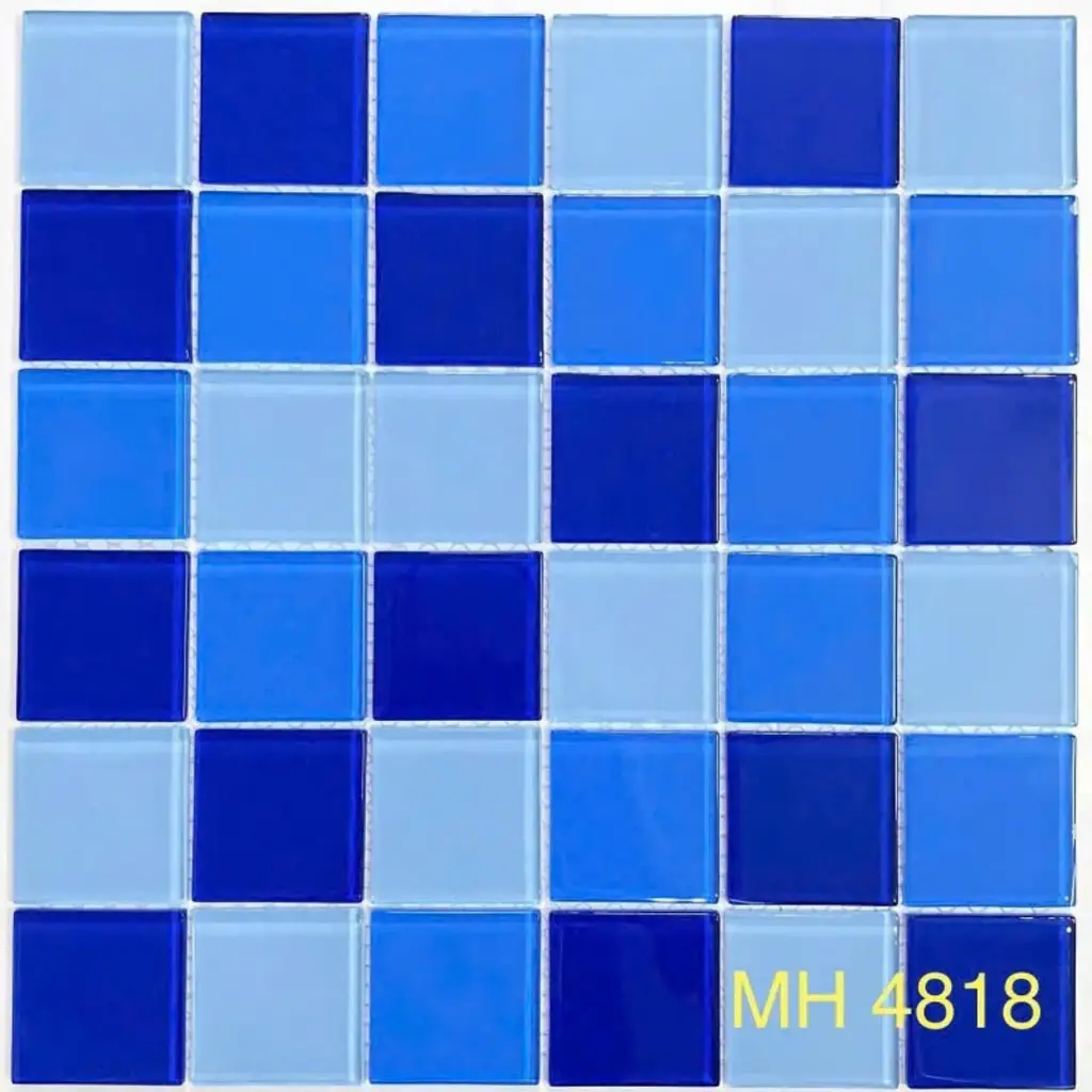 [DSC-MH 4818 (4806)] Gạch Mosaic thủy tinh 48x48mm MH 4818