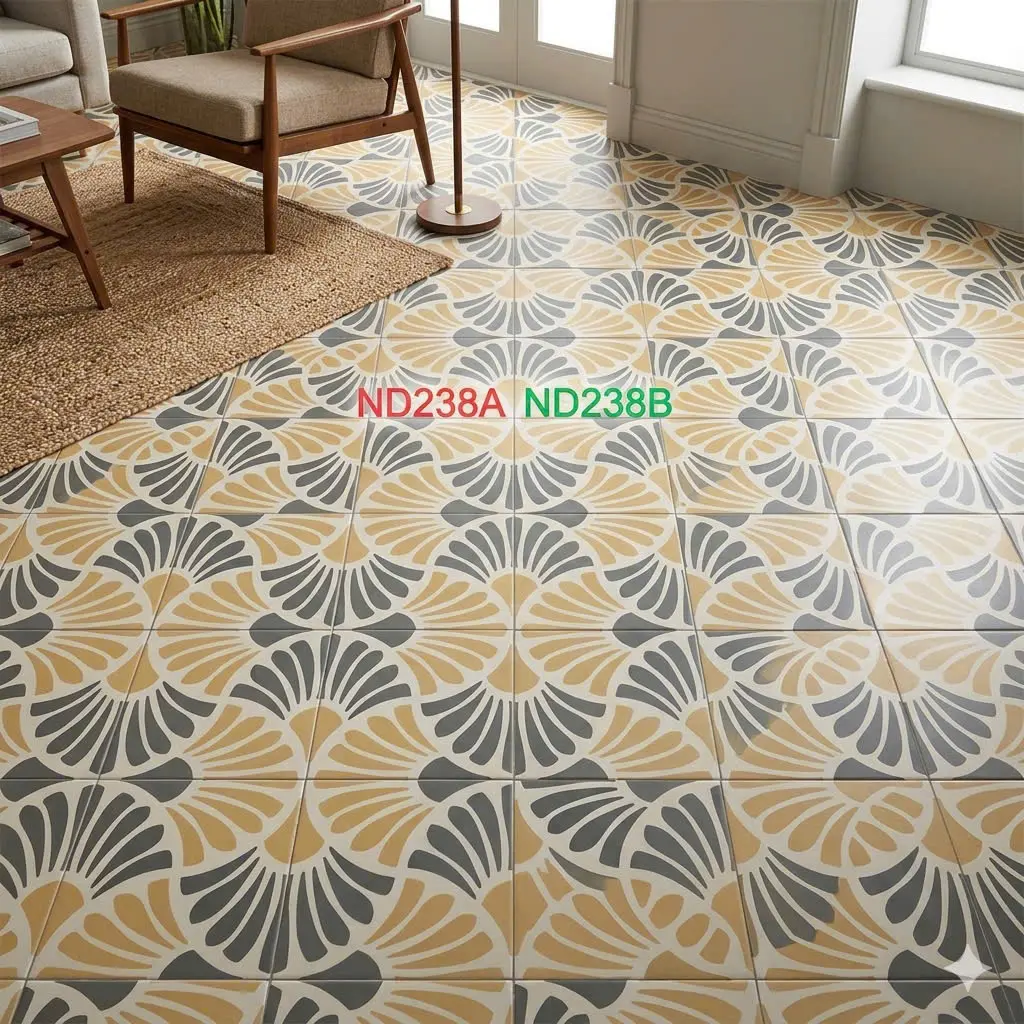 [DSC-XS2012B (( ND238B)] Gạch bông 200x200 mm mã Xs2012B