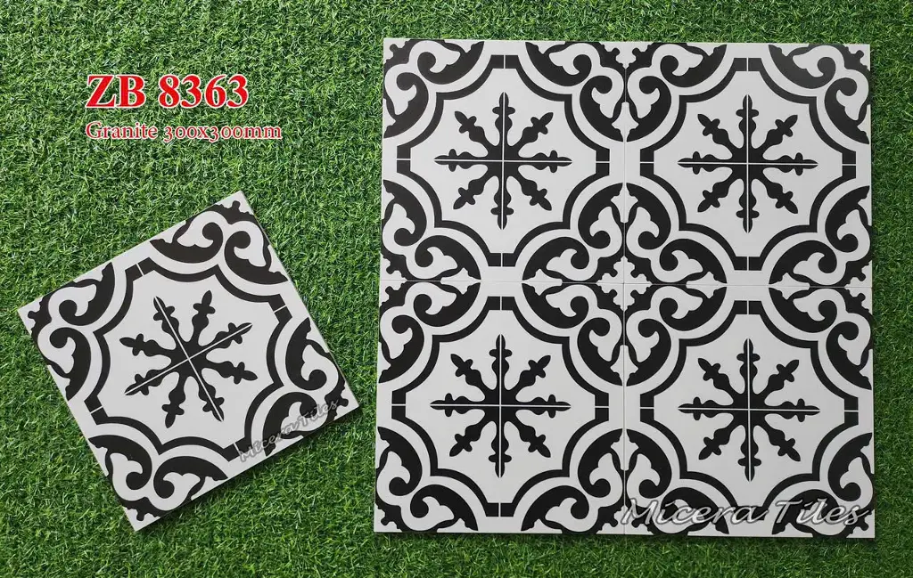 [DSC-8363] Gạch bông 300x300 mm mã 8363