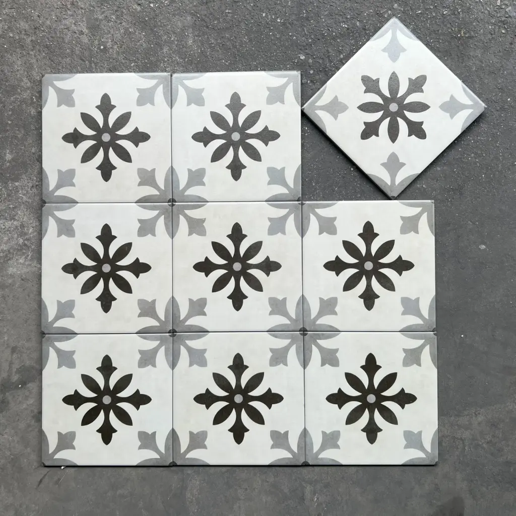 [DSC-DS2903] Gạch bông TQ, KT 200x200 mm, Xương Porcelain mặt mờ mã DS2903