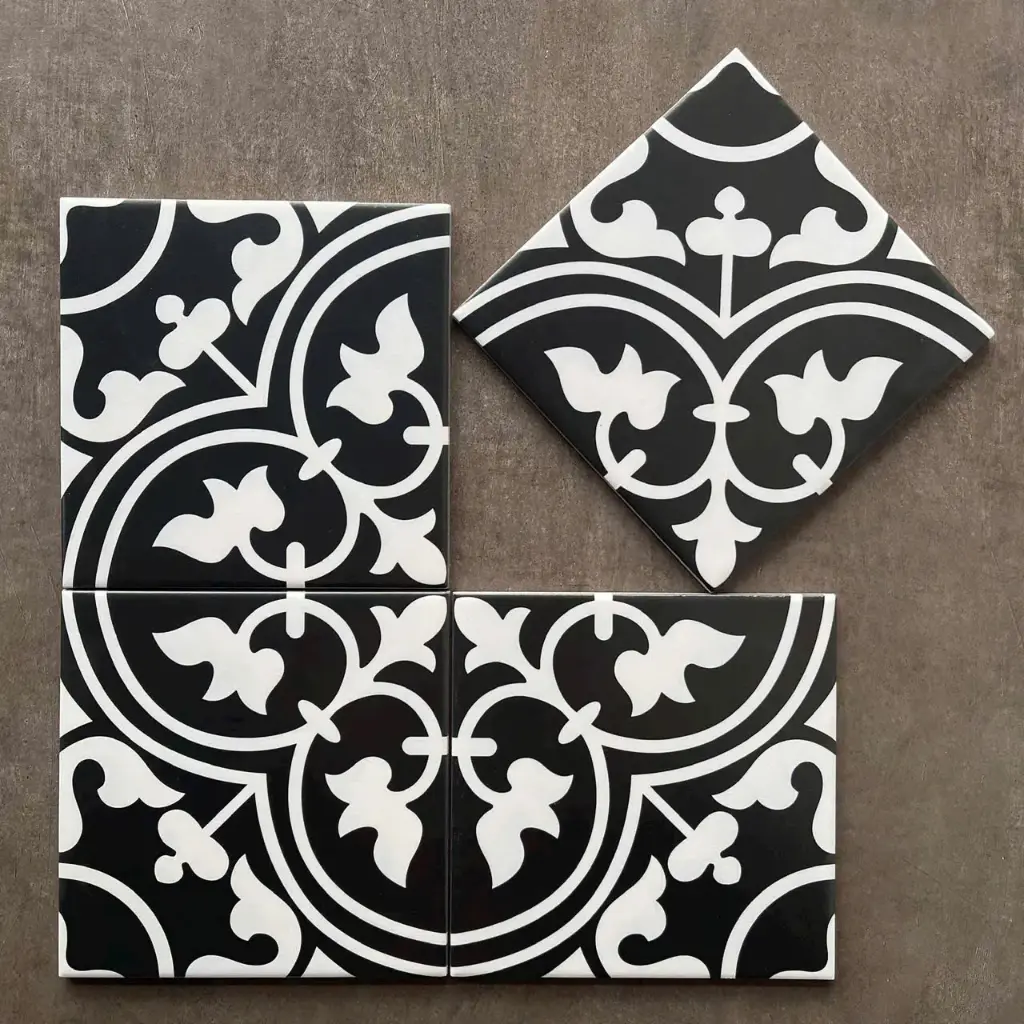 [DSC-DS2907] Gạch bông TQ, KT 200x200 mm, Xương Porcelain mặt mờ mã DS2907