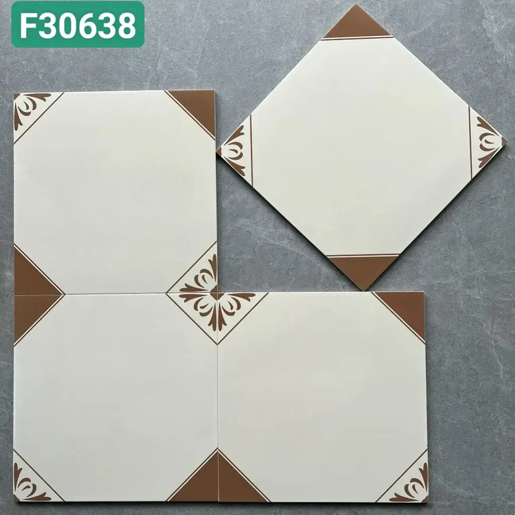 [DSC-GB_F30638] Gạch bông TQ, KT 300x300 mm, Xương Porcelain mặt mờ mã F30638 (1h/1m/11v)