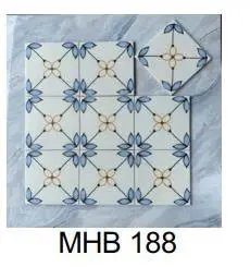 [DSC-MHB188] Gạch bông Trung Quốc, men mờ xương porcelain, KT 200x200 mm, MHB188 (1 hộp/25 viên/1m2)