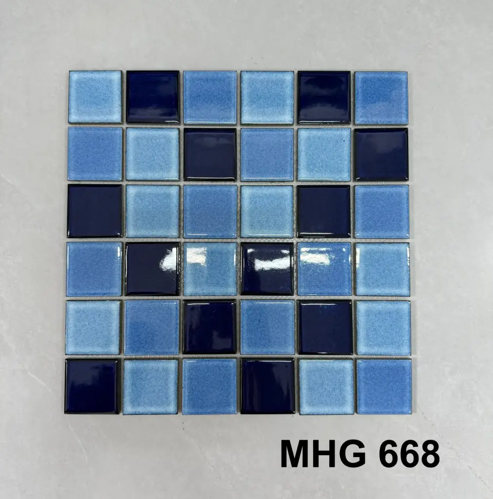 [DSC-4047MHG668] Gạch mosaic men trơn 48x48 MHG668