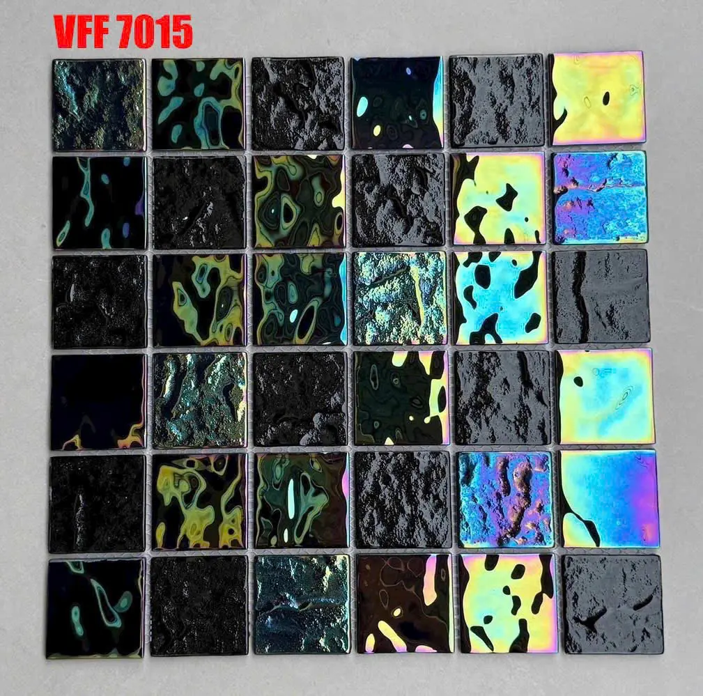 Gạch mosaic thủy tinh, Mã MH 7015, KT vỉ 300x300 mm