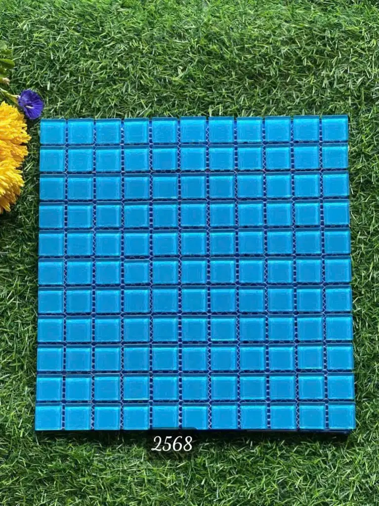 [DSC-2568] Mosaic gốm men rạn HPR 2568 Chíp 23x23 mm