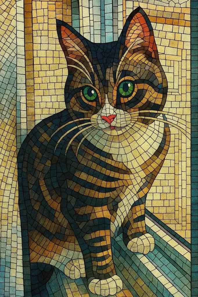 Tranh mosaic K07