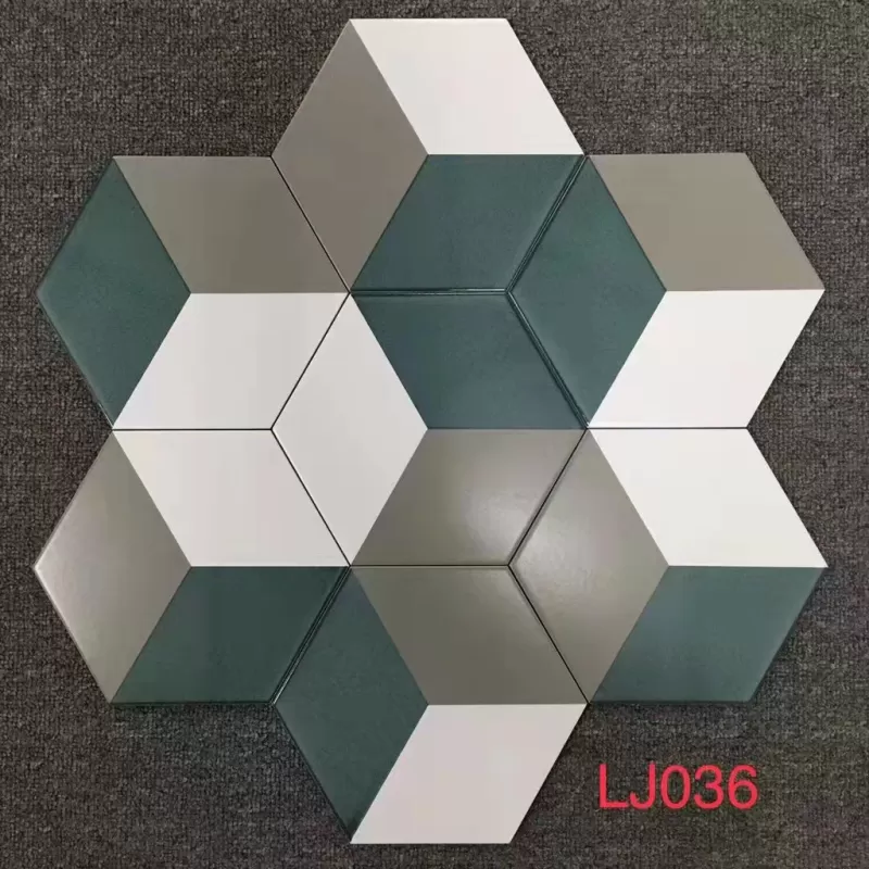 gạch ốp lục giác mã Lj036