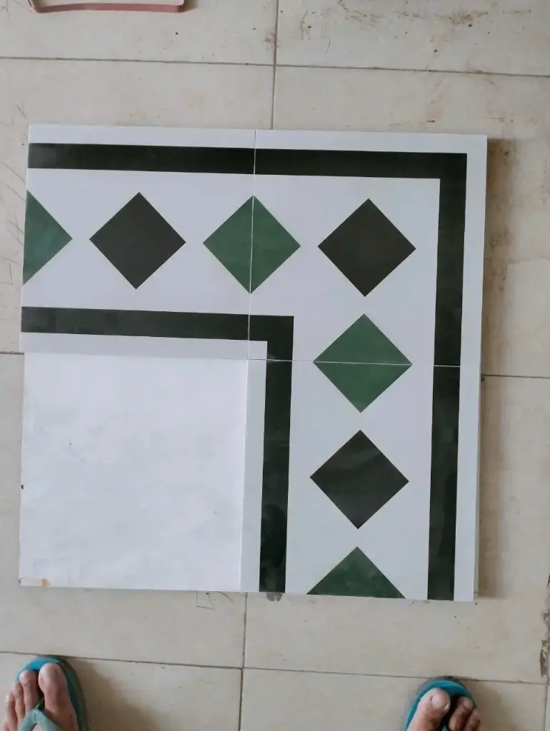 Gạch bông góc 300x300mm 30612