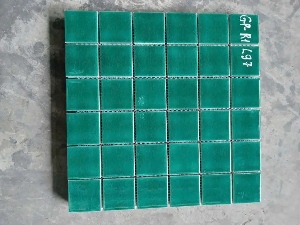 [DSC-R1L97] Gạch mosaic gốm rạn KT 48x48 mã DSC-R1L97