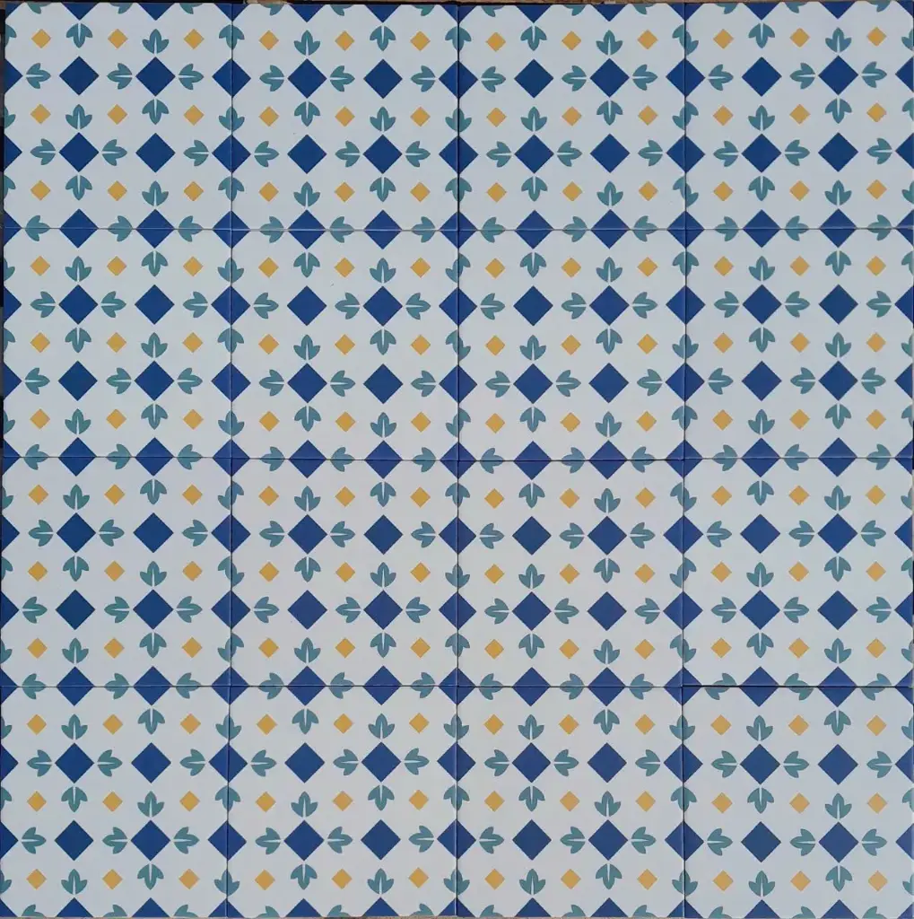 Gạch bông men 200x200mm BH105