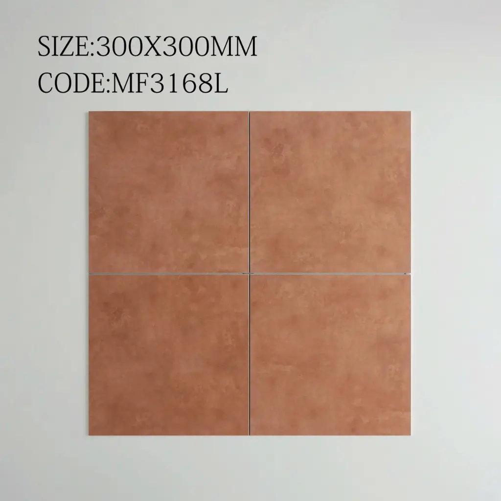 Gạch Cottola đỏ mờ vân đá KT 400x400mm
