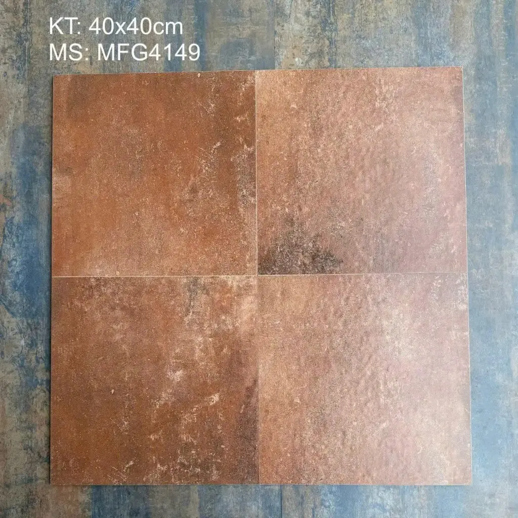Gạch bông TQ, KT 400x400 mm, Xương Porcelain mặt mờ mã MFG4149