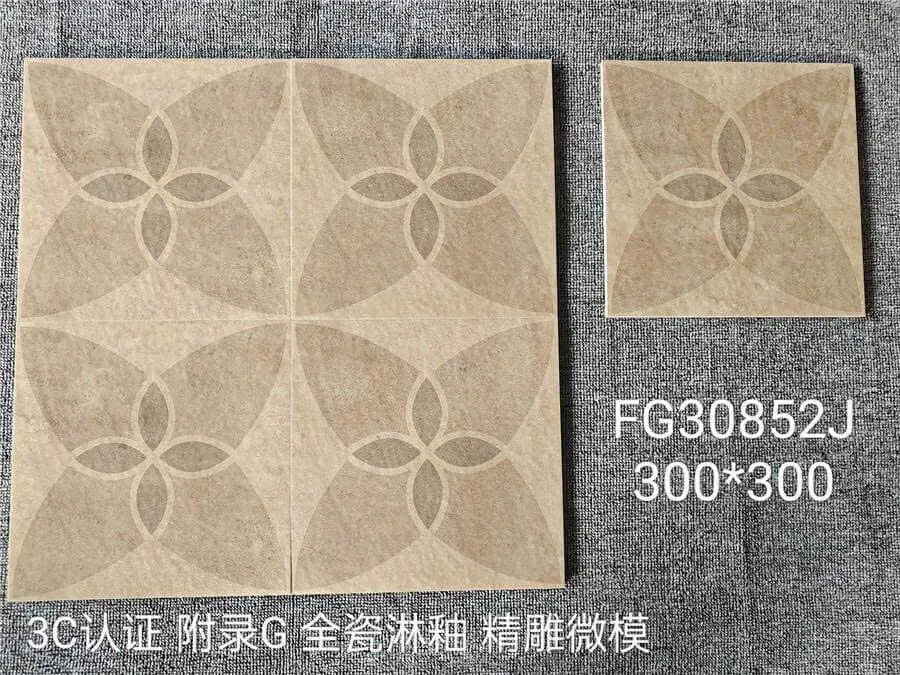 [DSC-FG30852J] Gạch bông TQ, KT 300x300 mm, Xương Porcelain mã FG30852J (1h/1h/11v)