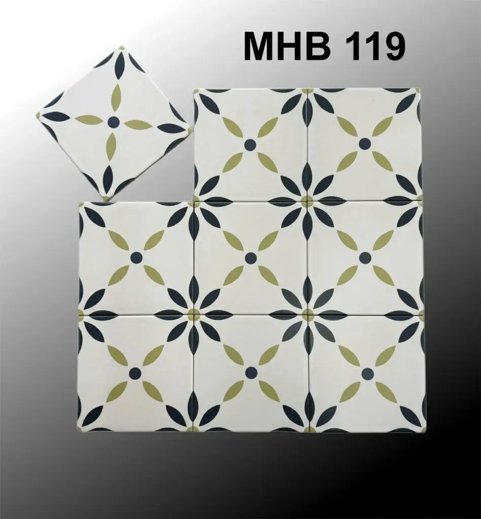 Gạch Bông, KT 200x200mm mã MHB119 (25v/thùng/1m2)