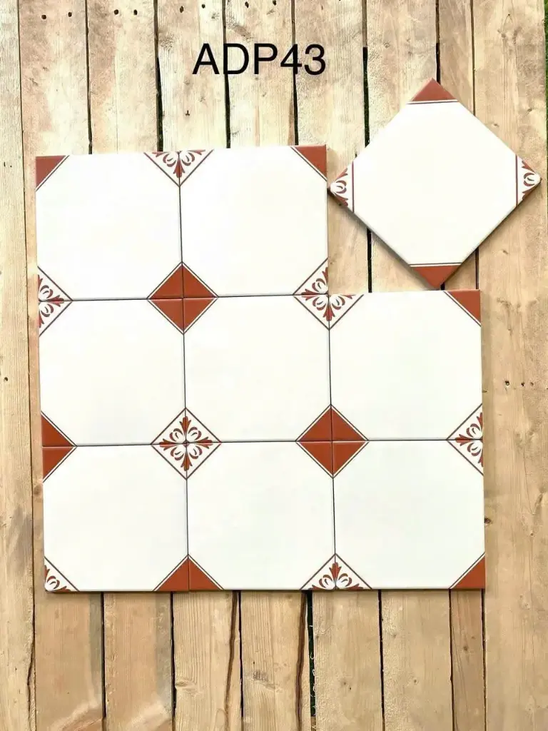 Gạch bông men matt, KT 200x200mm, mã ADP43 (25v/thùng/1.44m2)
