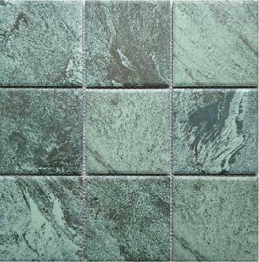 Gạch mosaic gốm vuông nhập khẩu, mã P97M85, KT viên 97x97mm