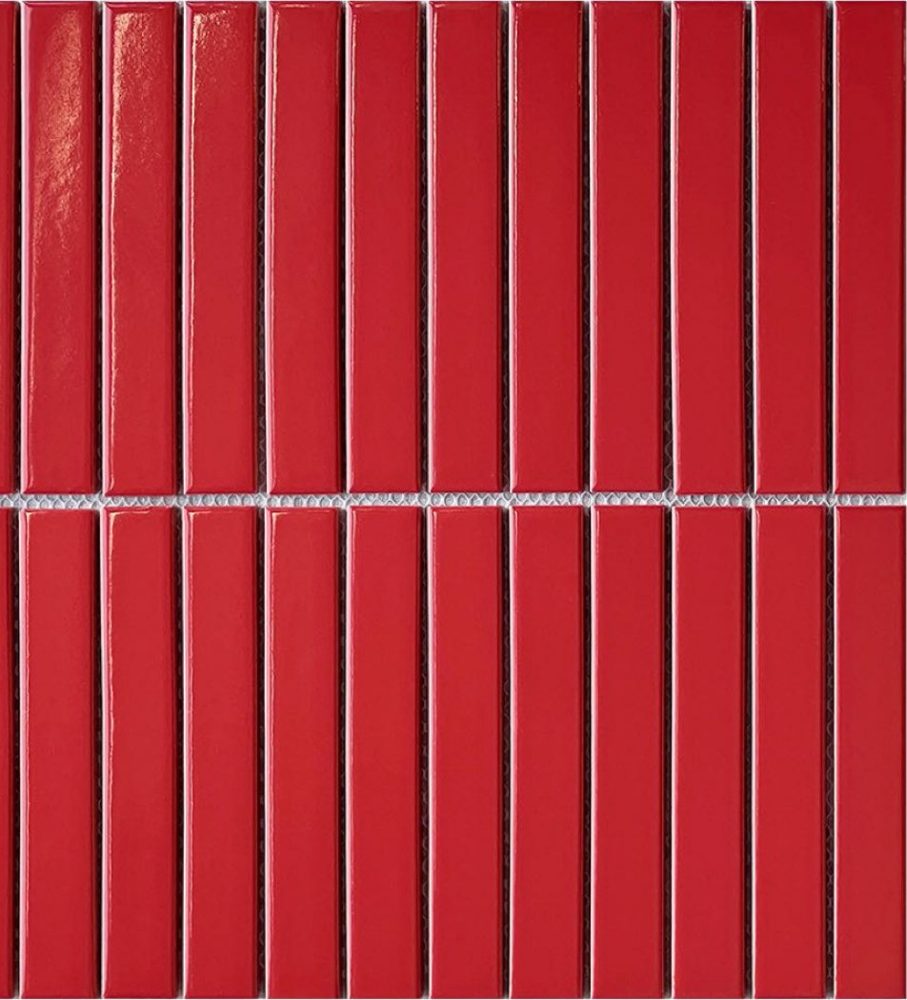 Gạch mosaic gốm que nhập khẩu, mã 2216, KT viên 22.5x145mm