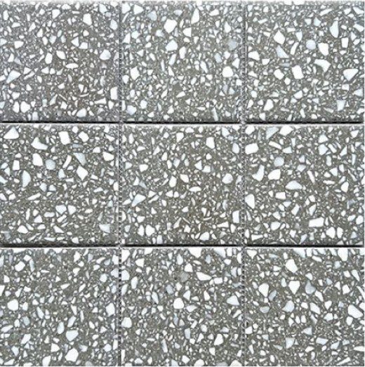Gạch mosaic gốm vuông nhập khẩu, mã P97M67, KT viên 97x97mm