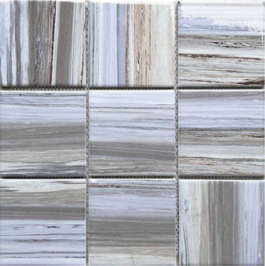 Gạch mosaic gốm vuông nhập khẩu, mã P97M31, KT viên 97x97mm
