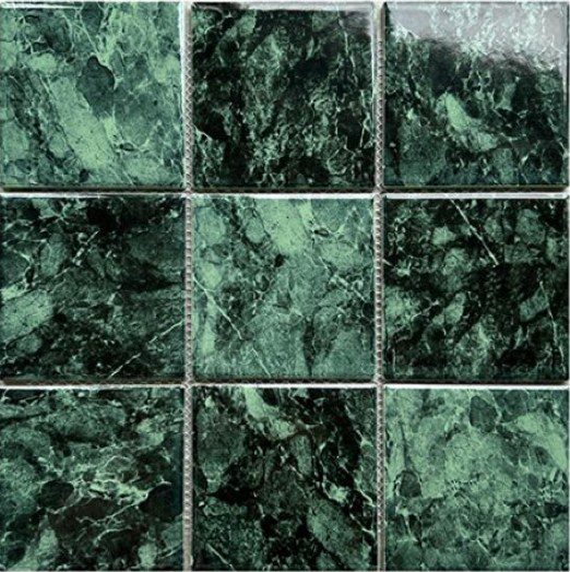 Gạch mosaic gốm vuông nhập khẩu, mã P97M12, KT viên 97x97mm