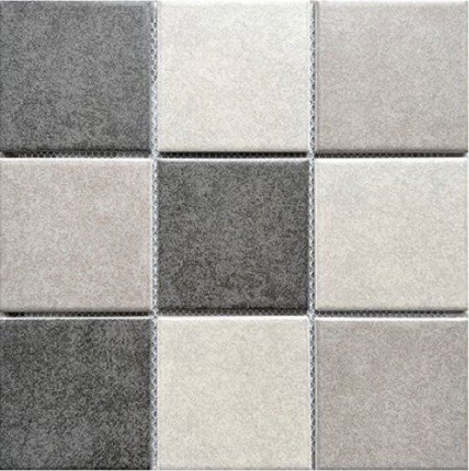 Gạch mosaic gốm vuông nhập khẩu, mã P97M03, KT viên 97x97mm