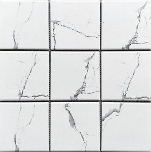 Gạch mosaic gốm vuông nhập khẩu, mã P97M01, KT viên 97x97mm