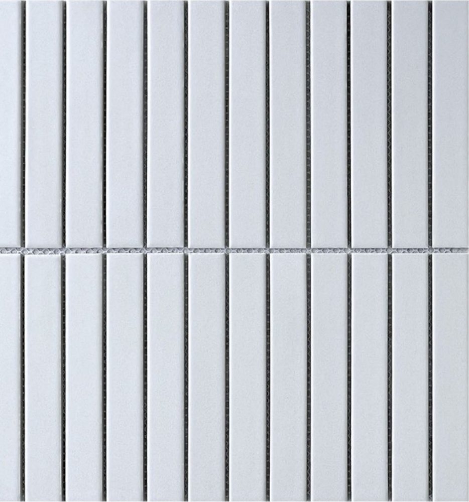 Gạch mosaic gốm que mờ nhập khẩu, mã 2212M, KT viên 22.5x145mm