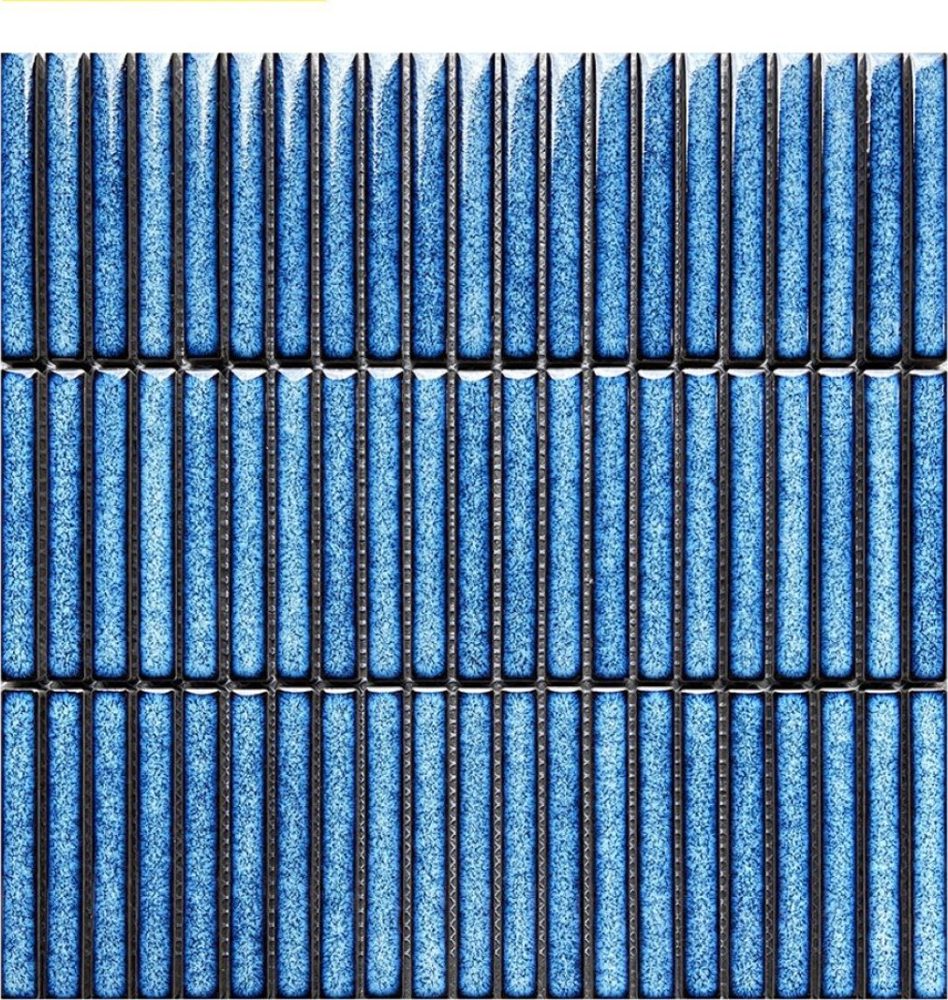 Gạch mosaic gốm que nhỏ nhập khẩu, mã 129YB31, KT viên 12x92mm