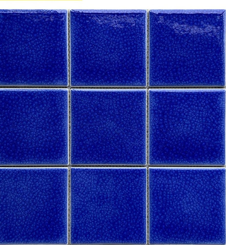 Gạch mosaic gốm vuông nhập khẩu, mã 97LW07, KT viên 97x97mm