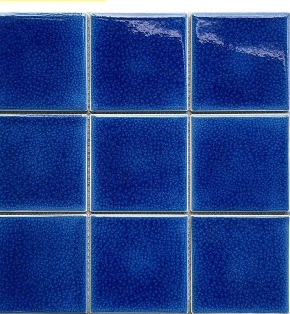 [DSC-97LW06] Gạch mosaic gốm vuông nhập khẩu, mã 97LW06, KT viên 97x97mm