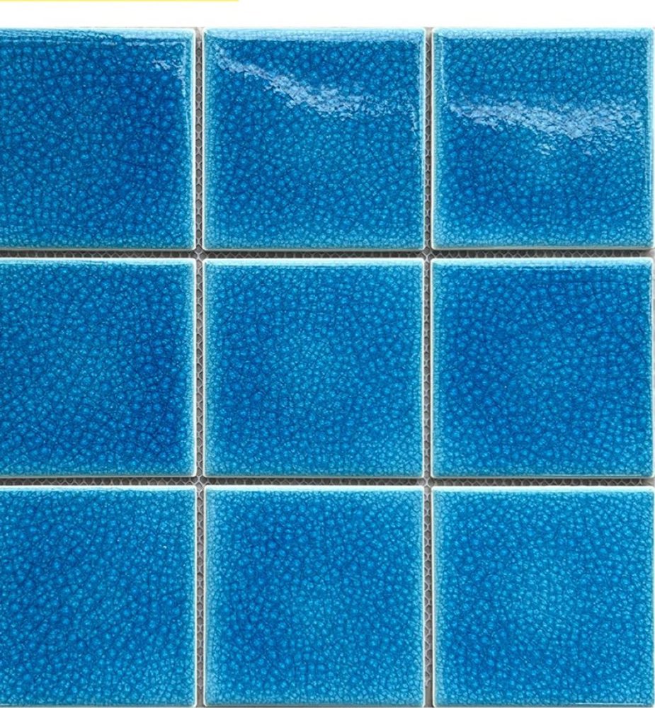 [DSC-97LW05] Gạch mosaic gốm vuông nhập khẩu, mã 97LW05, KT viên 97x97mm