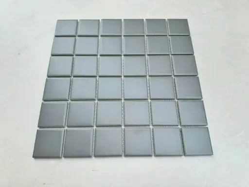 Gạch Mosaic Gốm Sứ Màu Xám MHG 950