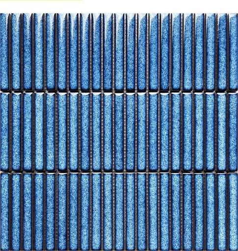 Gạch mosaic gốm que nhỏ nhập khẩu, mã 129YB31, KT viên 12x92mm